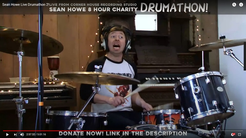 Bradford teacher drums for 8 hours and raises thousands for domestic and sexual abuse charity Staying Put