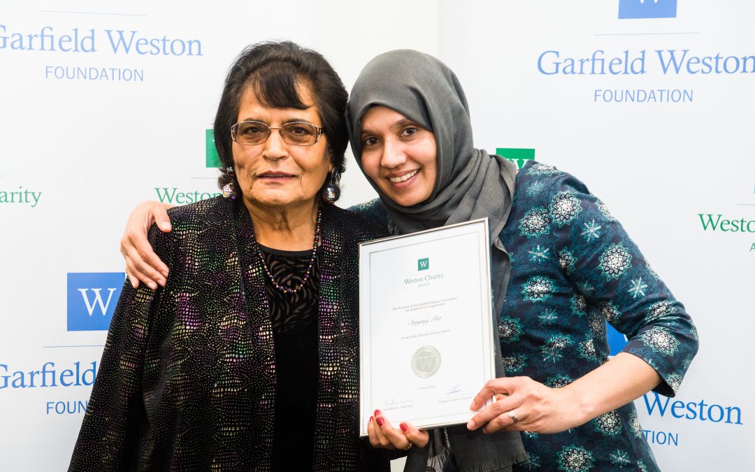 Staying Put colleagues with Weston Award