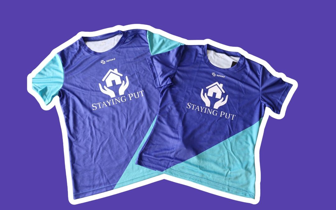 Two Staying Put shirts