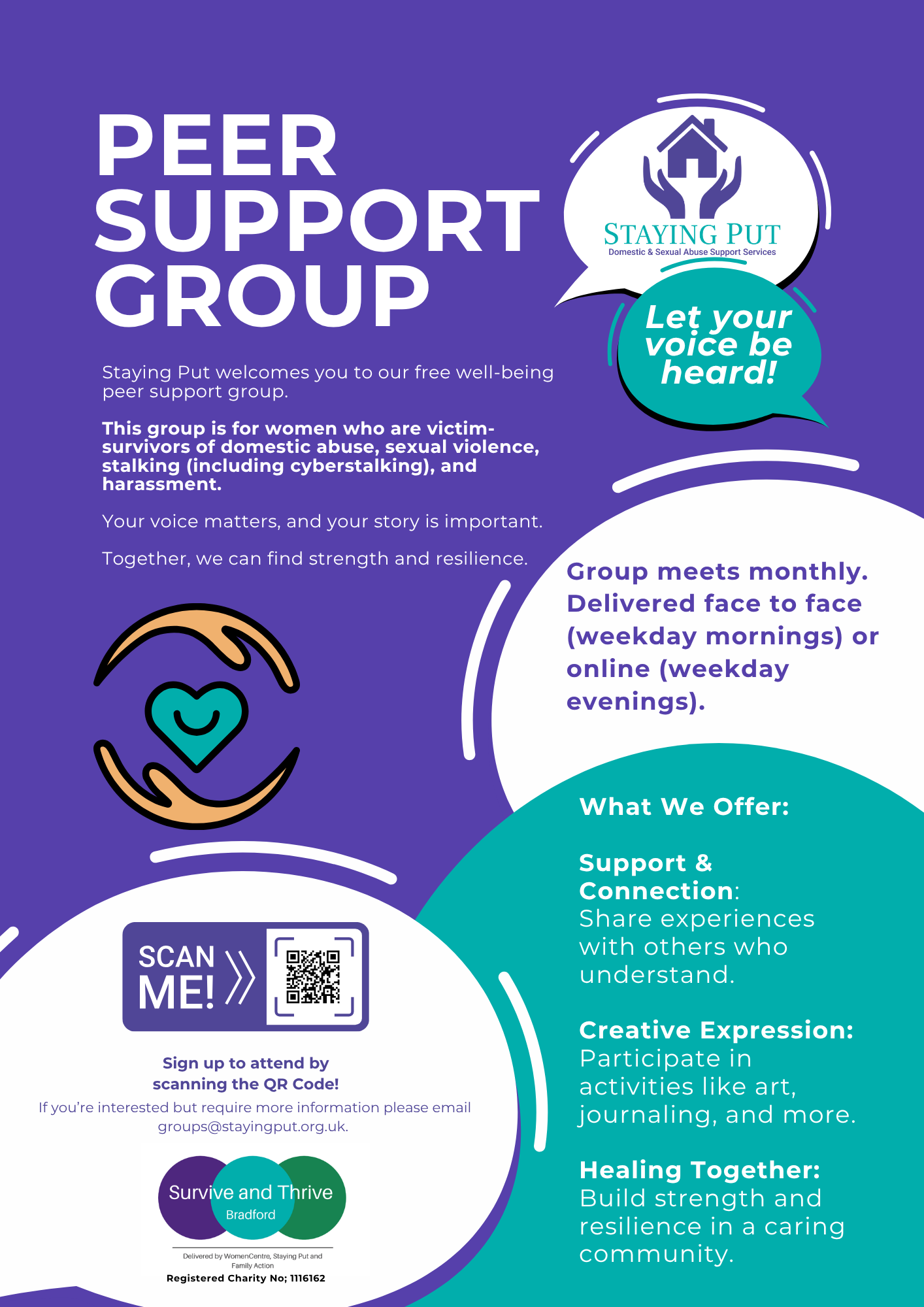 PEER SUPPORT GROUP POSTER (3) Peer Support group poster